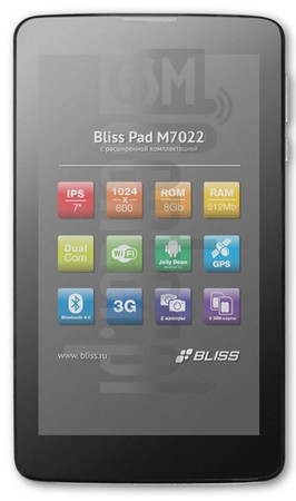 Kontrola IMEI BLISS Pad M7022 na imei.info