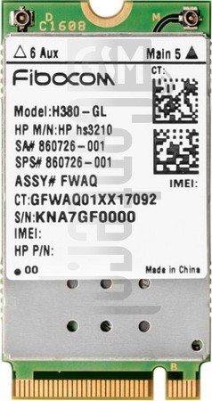 Verificación del IMEI  HP HS3210 en imei.info