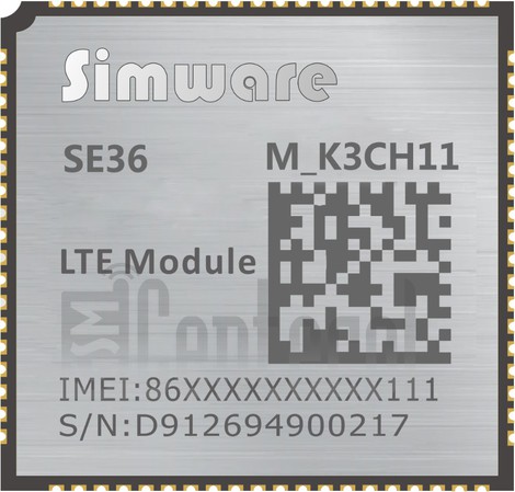 Vérification de l'IMEI SIMWARE SE36 sur imei.info