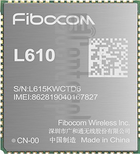 Verificación del IMEI  FIBOCOM MC610-LA en imei.info