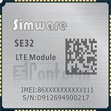 Controllo IMEI SIMWARE SE32 su imei.info
