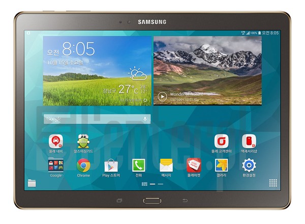 Pemeriksaan IMEI SAMSUNG T805K Galaxy Tab S 10.5 LTE-A di imei.info
