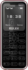 Kontrola IMEI RULEX RM23 na imei.info