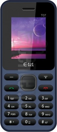 Kontrola IMEI E-TEL T07 na imei.info