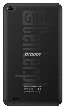 Перевірка IMEI DIGMA Optima 7018N 4G на imei.info