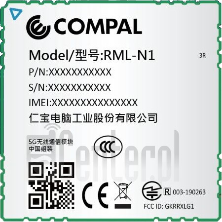 Pemeriksaan IMEI COMPAL RML-E1 di imei.info
