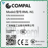 Проверка IMEI COMPAL RML-E1 на imei.info