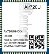 Kontrola IMEI AIR AIR720U na imei.info