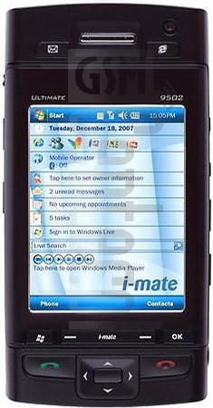 Controllo IMEI I-MATE Ultimate 9502 su imei.info