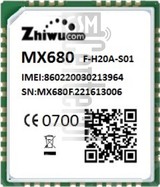 Kontrola IMEI ZHIWU MX680 na imei.info