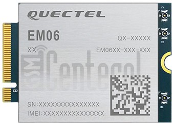 Verificación del IMEI  QUECTEL EM06-A en imei.info