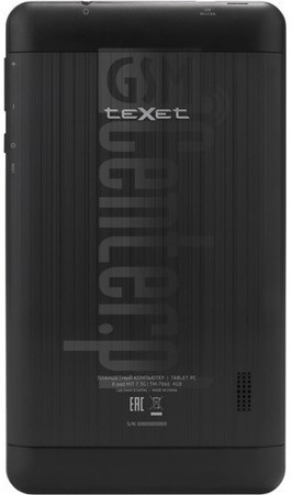 Skontrolujte IMEI TEXET X-pad HIT 7 3G na imei.info