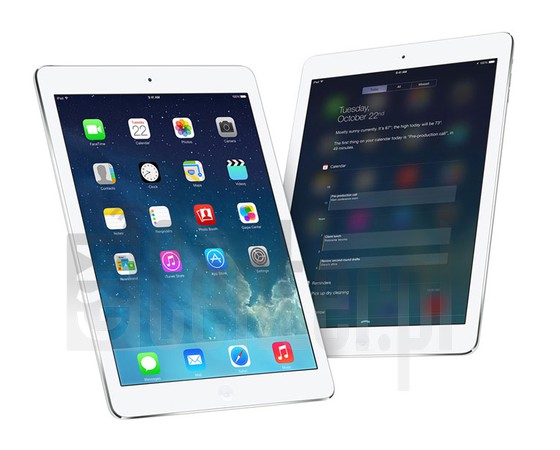 Verificação do IMEI APPLE iPad Air Wi-Fi em imei.info