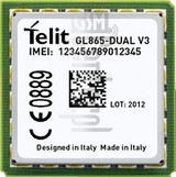 在imei.info上的IMEI Check TELIT GL865-DUAL V3.1