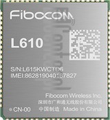 Kontrola IMEI FIBOCOM LG610-CN na imei.info