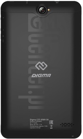 Skontrolujte IMEI DIGMA Citi 8589 3G na imei.info