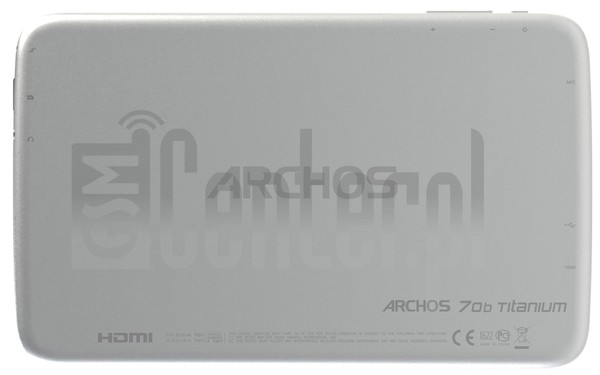 Skontrolujte IMEI ARCHOS 70b Titanium na imei.info