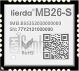 Vérification de l'IMEI LIERDA MB26 sur imei.info