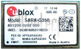 Verificação do IMEI U-BLOX SARA-G350 em imei.info
