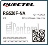 Проверка IMEI QUECTEL RG520F-NA на imei.info