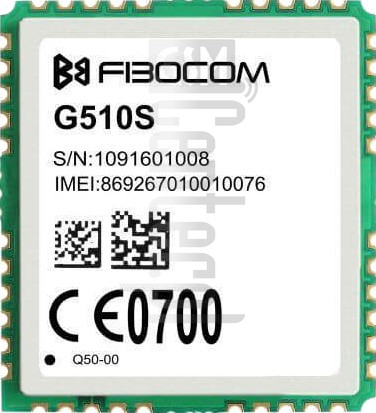 Pemeriksaan IMEI FIBOCOM G510S di imei.info
