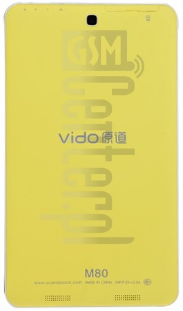 Skontrolujte IMEI VIDO M80 na imei.info