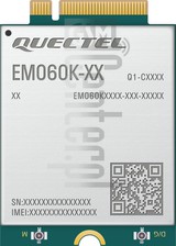 Verificación del IMEI  QUECTEL EM060K-NA en imei.info