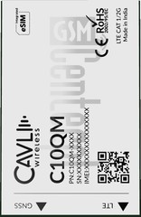 Verificação do IMEI CAVLI C10QM em imei.info