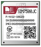 Skontrolujte IMEI SIMCOM SIM7500JC na imei.info
