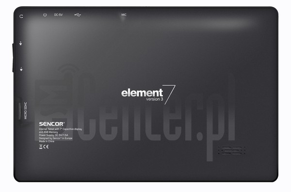Controllo IMEI SENCOR ELEMENT 7 V3 su imei.info