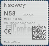 Verificação do IMEI NEOWAY N58-CA em imei.info