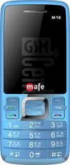 Controllo IMEI MAFE M16 su imei.info