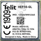在imei.info上的IMEI Check TELIT HE910-GL