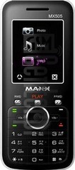 Vérification de l'IMEI MAXX MX505 sur imei.info