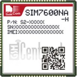 Vérification de l'IMEI SIMCOM SIM7600NA sur imei.info