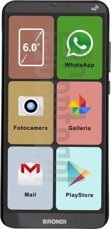 IMEI-Prüfung BRONDI Amico Smartphone XL Nero auf imei.info