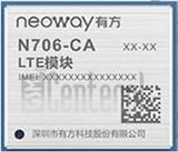 Vérification de l'IMEI NEOWAY N706 sur imei.info