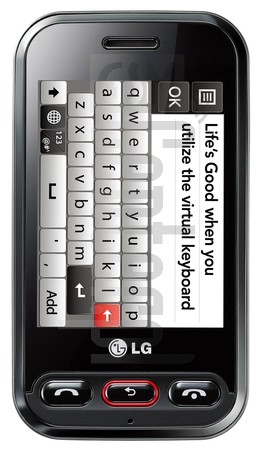 Pemeriksaan IMEI LG T320 Wink 3G di imei.info