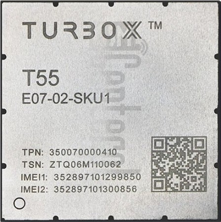 Skontrolujte IMEI THUNDERCOMM Turbox T55 na imei.info