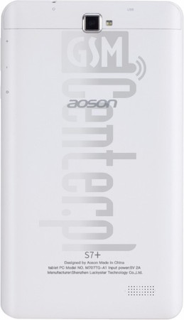 Kontrola IMEI AOSON S7+ na imei.info