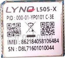 Verificação do IMEI LYNQ L505 em imei.info