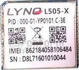 Pemeriksaan IMEI LYNQ L505 di imei.info