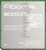 Vérification de l'IMEI FIBOCOM MC619-EU sur imei.info