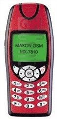 Skontrolujte IMEI MAXON MX-7810 na imei.info