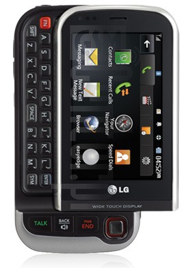 Vérification de l'IMEI LG UX840 Tritan sur imei.info