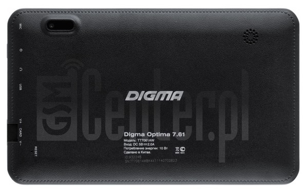 Перевірка IMEI DIGMA Optima 7.61 на imei.info