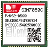 Verificación del IMEI  SIMCOM SIM7050C en imei.info