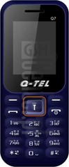 Skontrolujte IMEI Q-TEL Q7 na imei.info
