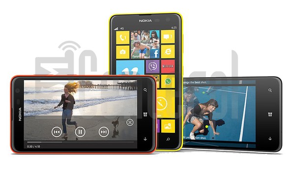 Verificação do IMEI NOKIA Lumia 625 em imei.info