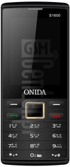 Skontrolujte IMEI ONIDA S1600 na imei.info